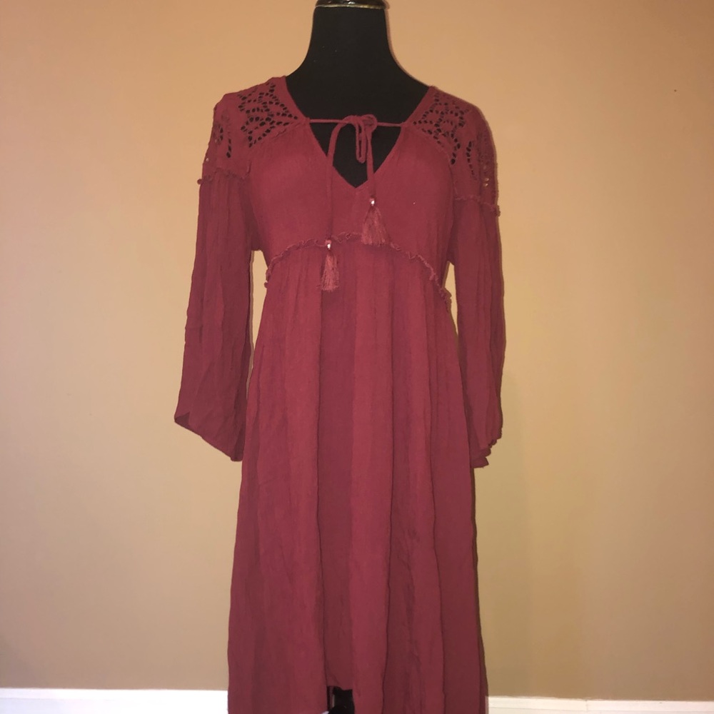 American Eagle maroon dress!